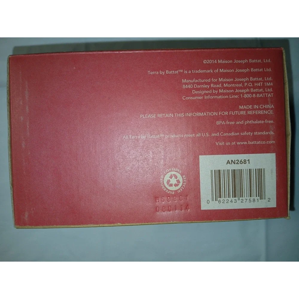 New Terra North American Wild Animals ‎ Forest Figures Play Set Toys Box